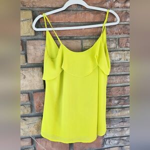 Naked Zebra neon lime Cami top, size M